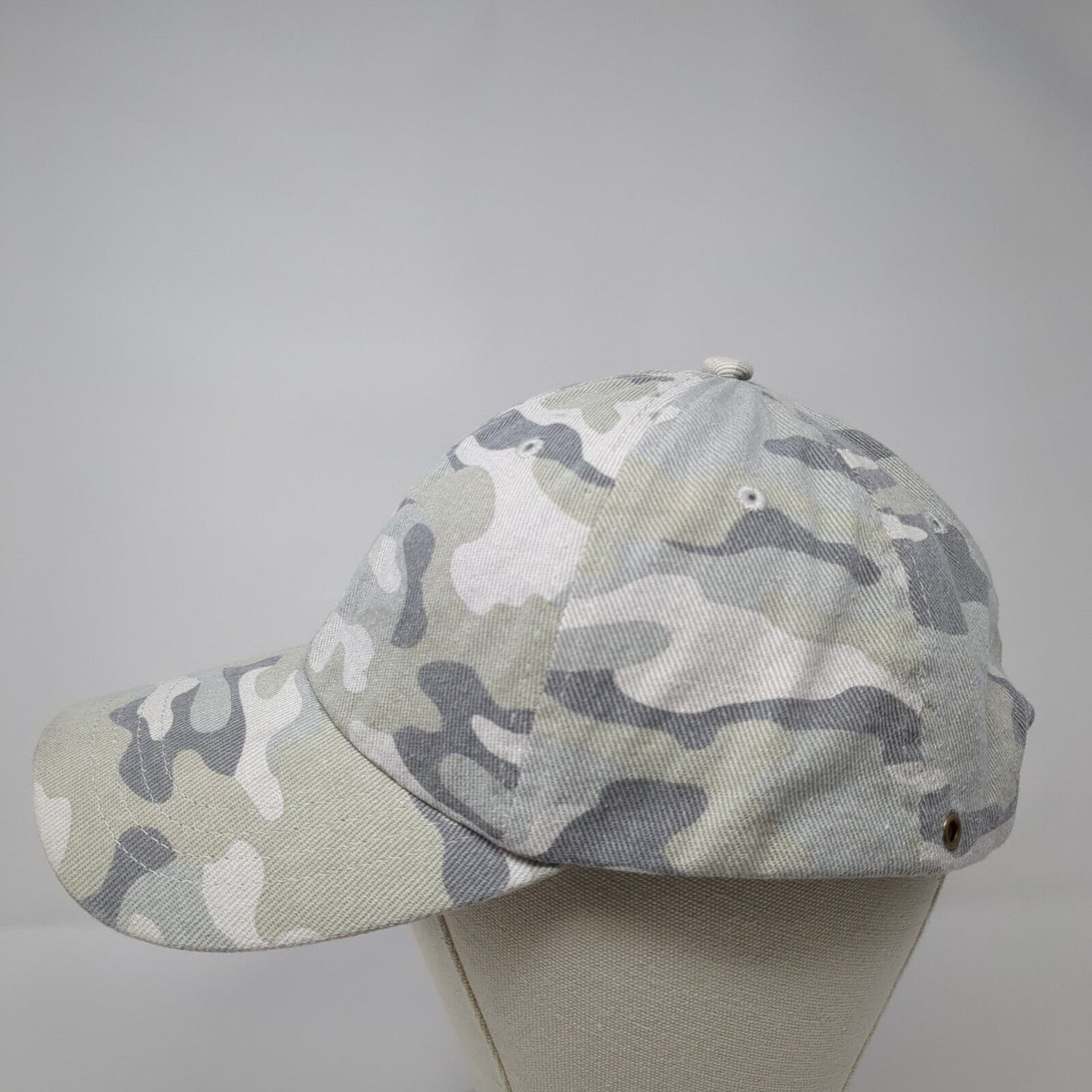 Rubi Slideback Hat Camouflage OSFA Adjustable 6 Panel Vent Holes Outdoor