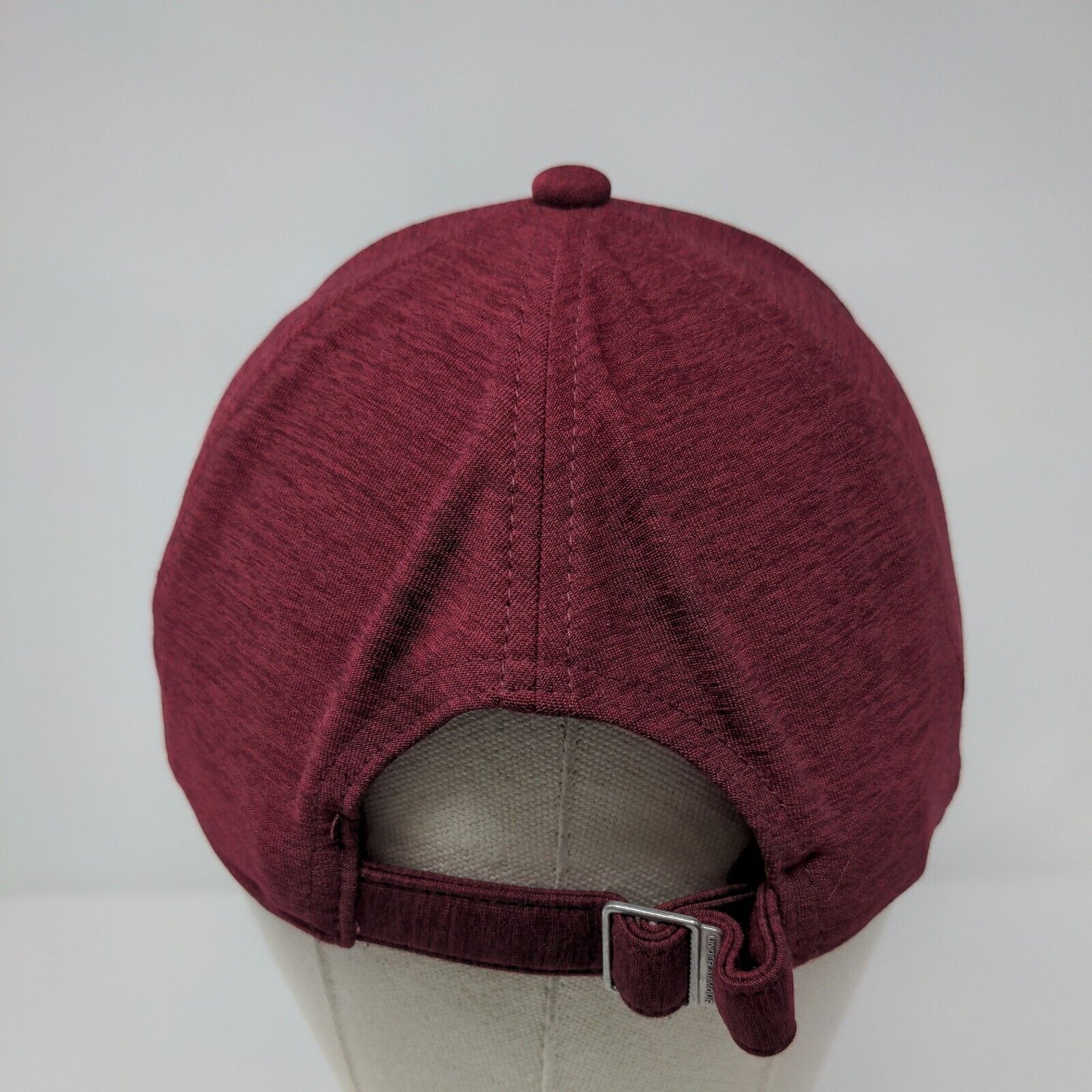 Under Armour Women's Slideback Hat Red One Size Adjustable Embroidered 6 Panel