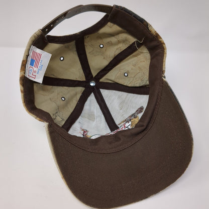 Wild Turkeys A Hunting Tradition Snapback Hat Camouflage One Size Adjustable