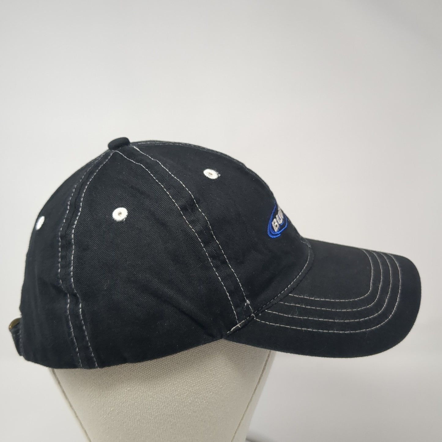 Bud Light Slideback Baseball Cap Black One Size Adjustable Embroidered 6 Panel