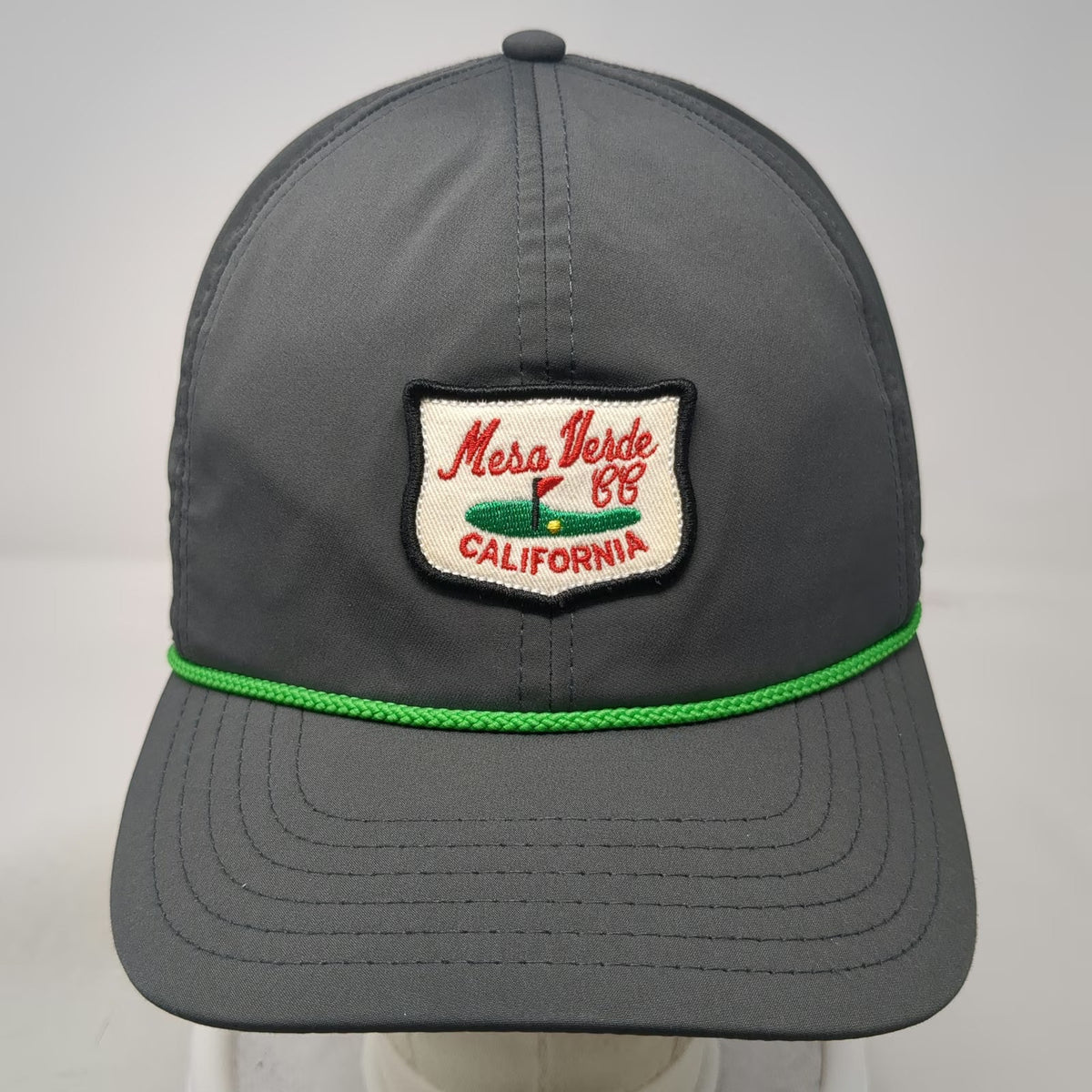 Imperial Snapback Gray One Size Mesa Verde CC California Golf Patch Hat Rope