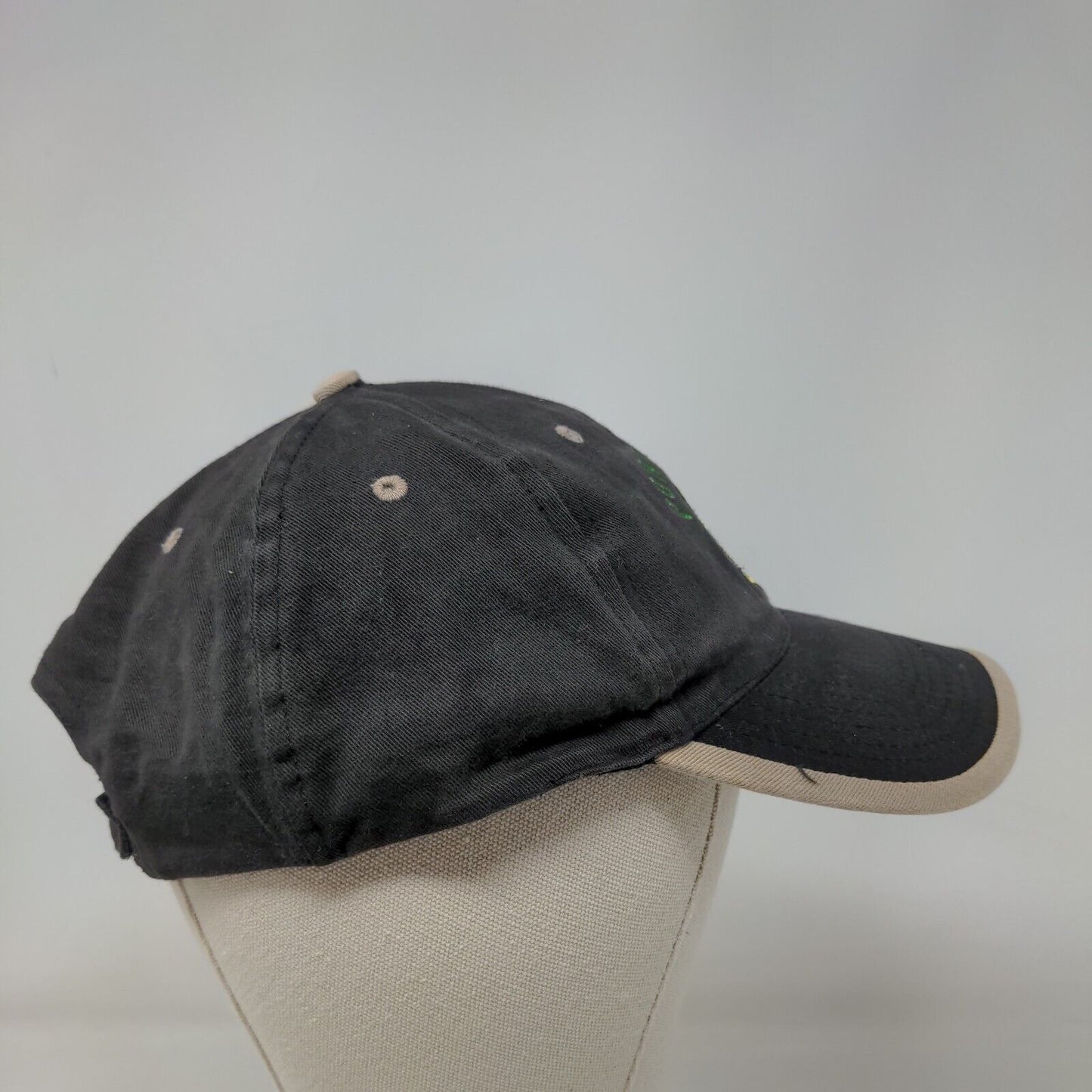 Portugal Strapback Hat Black One Size Embroidered 6 Panel Outdoor