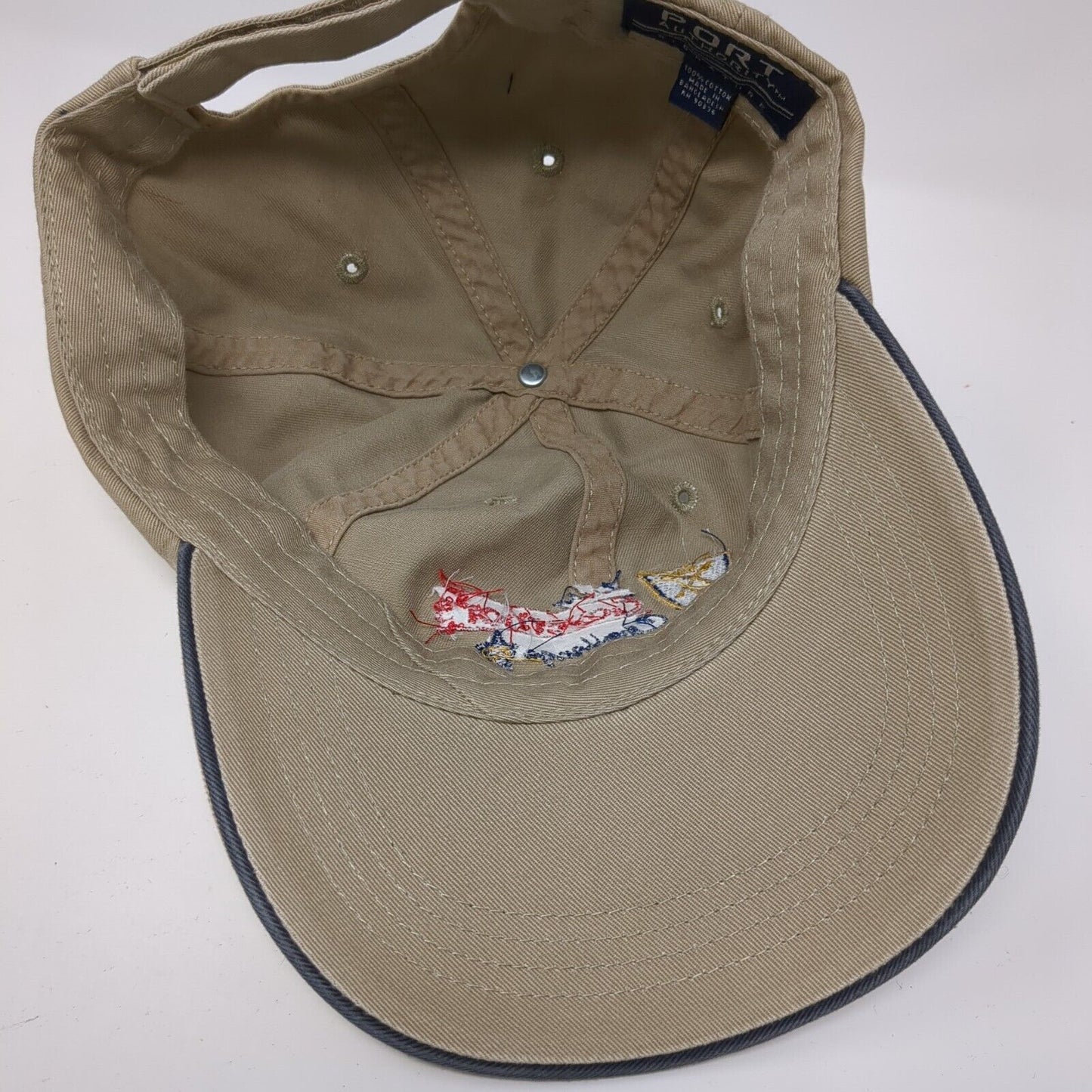Idaho Governor's Challenge Strapback Hat Tan One Size Embroidered