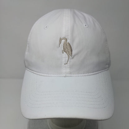 Callaway by Ponyflo Ponyback Strapback Hat White OSFA Adjustable Embroidered