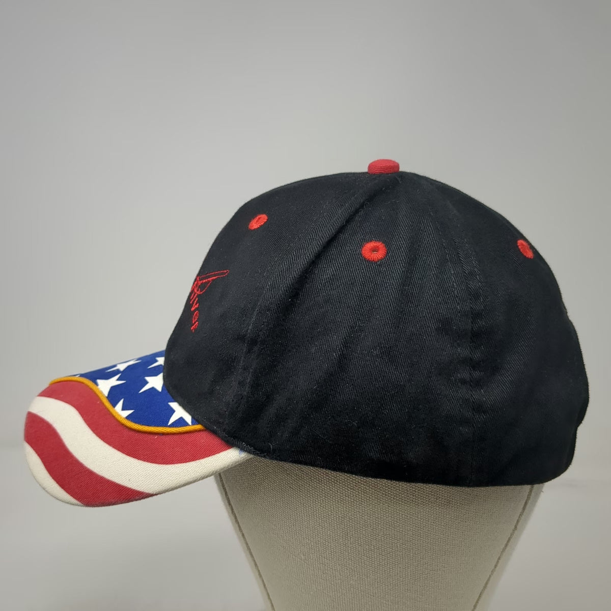 OTTO 2007 NRA Humboldt River American Flag Brim Black One Size Baseball Cap Hat