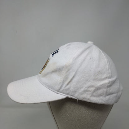 Miller Lite A Fine Pilsner Beer Snapback Hat White One Size Embroidered