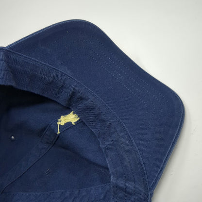 Polo Ralph Lauren Baseball Cap Blue One Size Adjustable Cotton Small Pony Hat