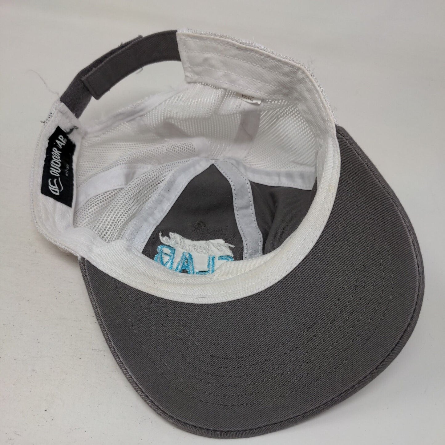 Marble Slab Creamery Strapback Mesh Back Trucker Hat Gray Adult 6 Panel