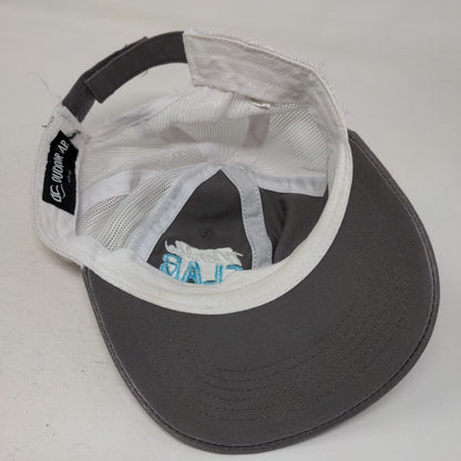 Marble Slab Creamery Strapback Mesh Back Trucker Hat Gray Adult 6 Panel