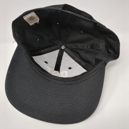Caterpillar Baseball Cap Black One Size Snapback Racing Embroidered Logo Hat