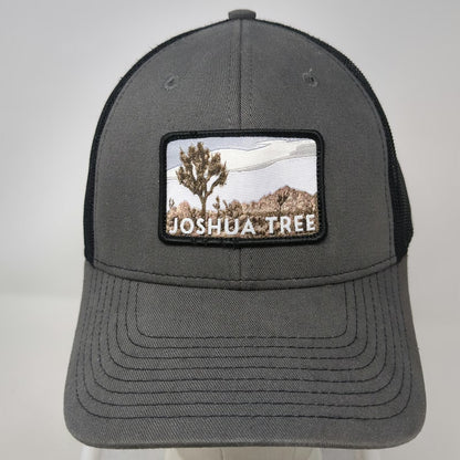 PARK HATS Joshua Tree Trucker Hat Gray One Size Snapback Mesh California Desert