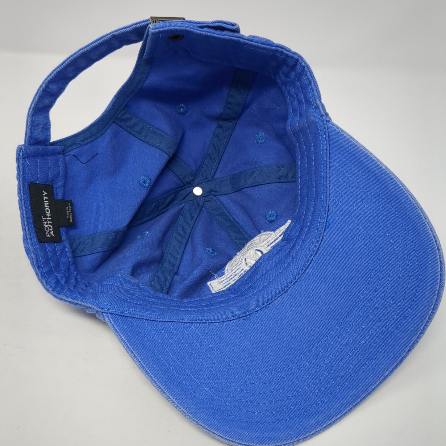 Metro Express Slideback Hat Blue One Size Embroidered Port Authority
