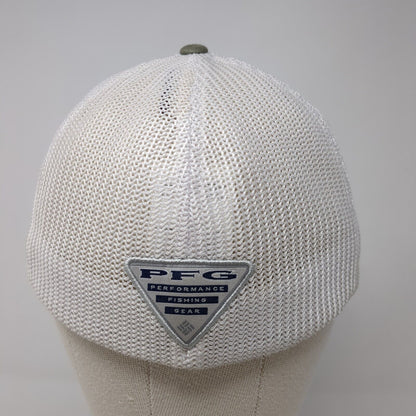 PFG Performance Fishing Gear Fitted Trucker Hat Green One Size Columbia