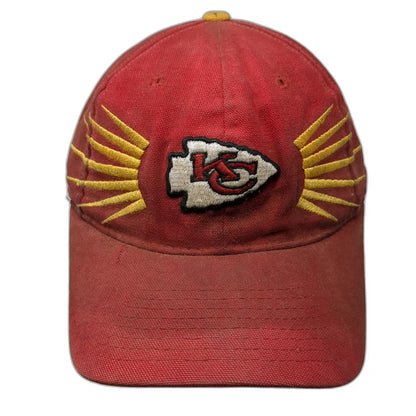 Starter Kansas City Chiefs NFL Red Baseball Cap Sunburst Pro Line Hat Vintage