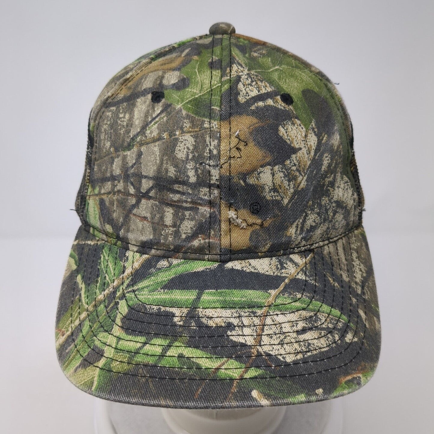 Remington Strapback Trucker Hat Camo One Size Adjustable Mesh Trim