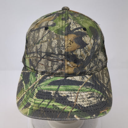 Remington Strapback Trucker Hat Camo One Size Adjustable Mesh Trim