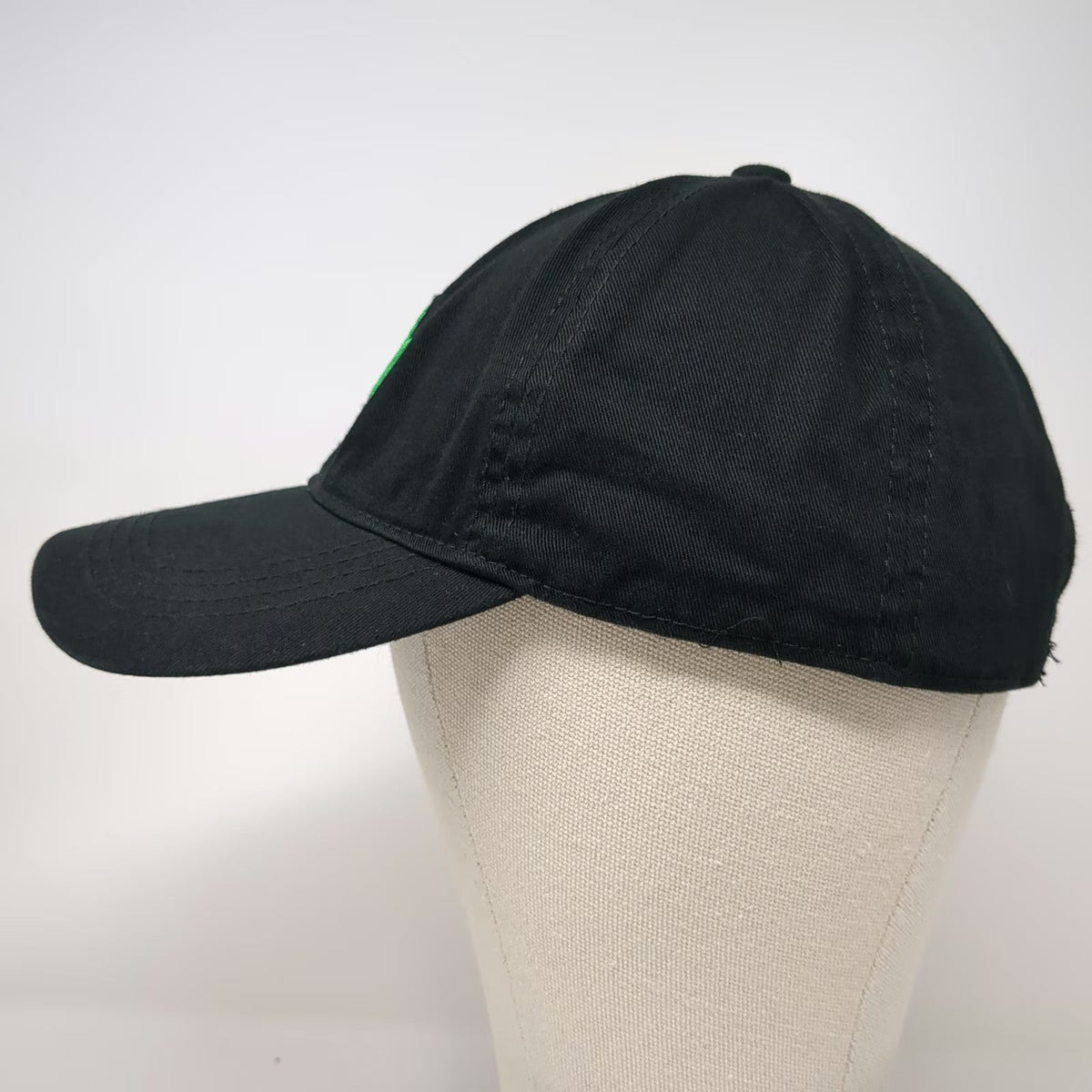 David and Young Baseball Cap Black One Size Shamrock Green Clover Adjustable Hat