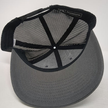 Richardson Trucker Hat Gray One Size Archuleta Builders Patch Mesh Snapback