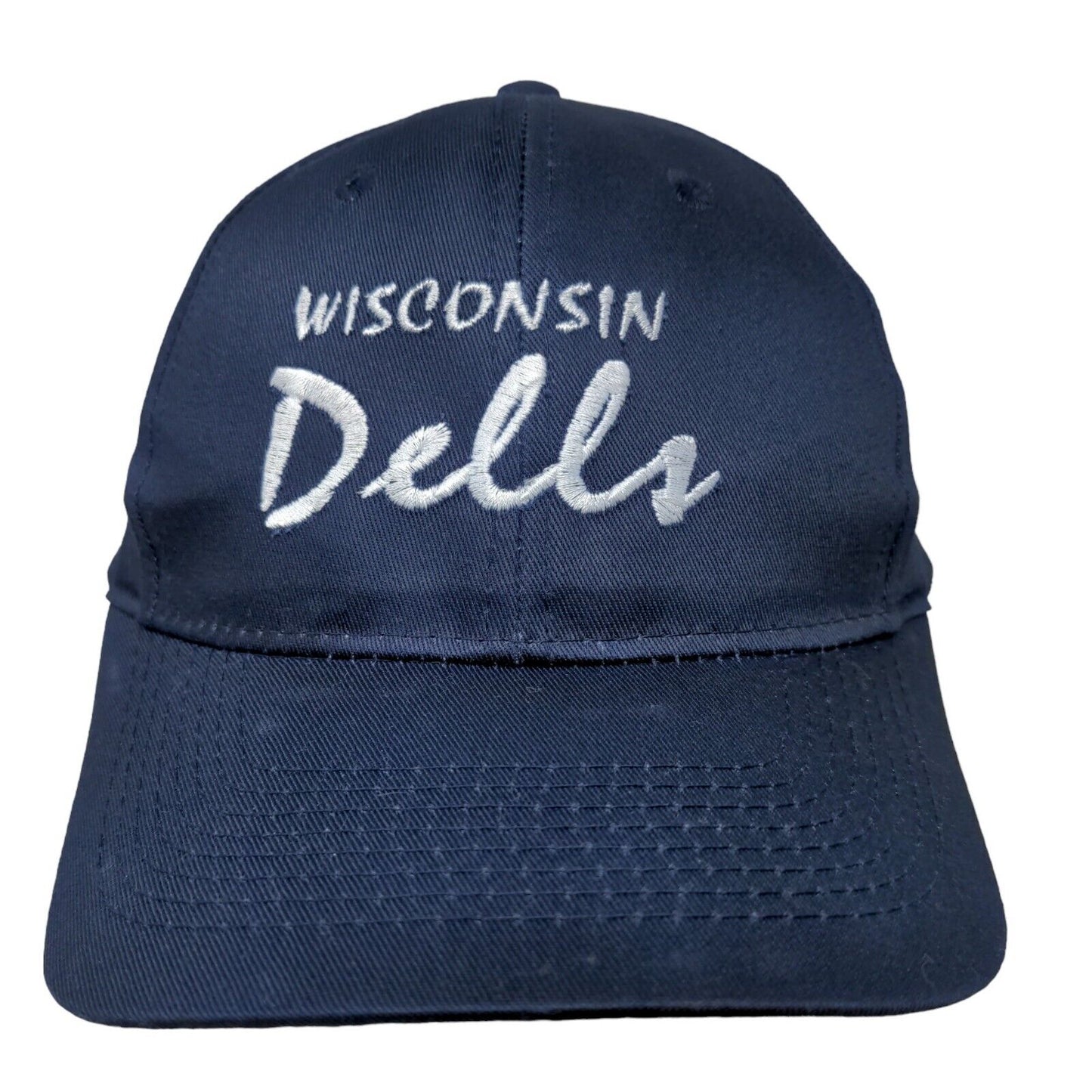 OC Sports Boy's Strapback Hat Blue Embroidered Wisconsin Dells Logo