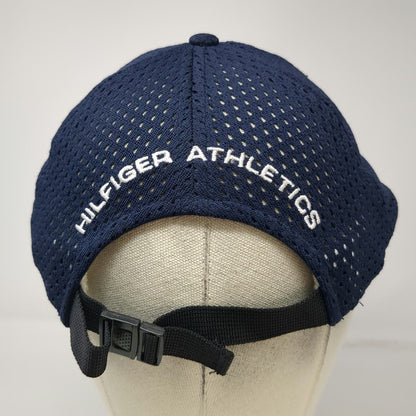 Tommy Hilfiger Baseball Cap Blue Athletics Mesh Slideback Polyester Hat Vintage