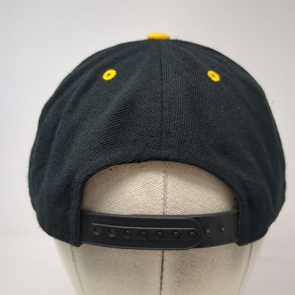 Reebok Boston Bruins NHL Snapback Hat Black Yellow White One Size Flat Brim Logo