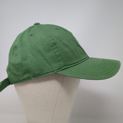 Mighty Fine Baseball Cap Green One Size Embroidered Flower Bouquet Slideback Hat