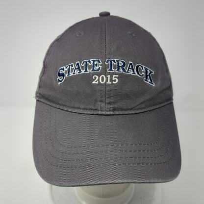 State Track 2015 Slideback Hat Gray One Size Embroidered MCU Sports