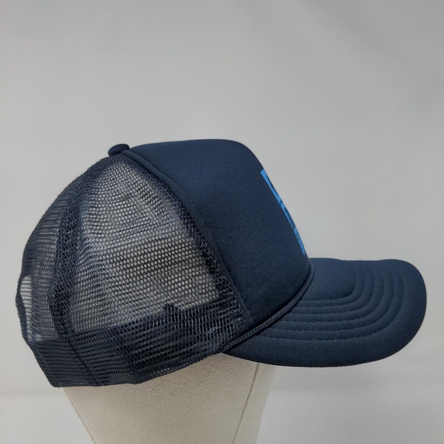 Pivot 10 Year Anniversary Snapback Trucker Hat Blue OSFA Mesh Back Rope