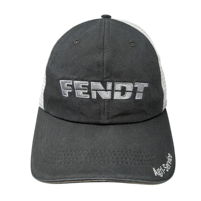 Fendt Agri-Service Agco Parts Snapback Trucker Hat Gray OSFA Mesh Back CMG Halo