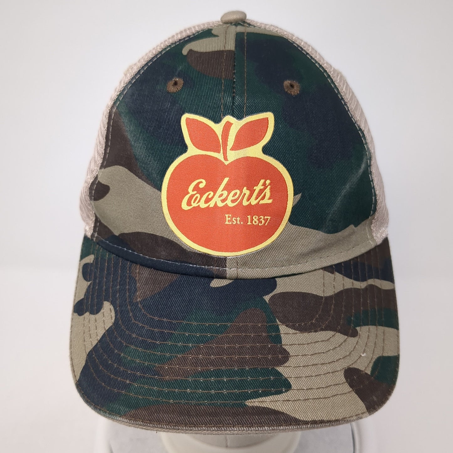 Eckert's Est. 1837 Trucker Hat Multicolor OS Adjustable Camouflage Mesh Back