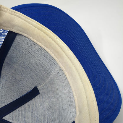 Pacesetter Commodore Blue XL Trucker Hat Scrambled Eggs Mesh Snapback Patch Logo