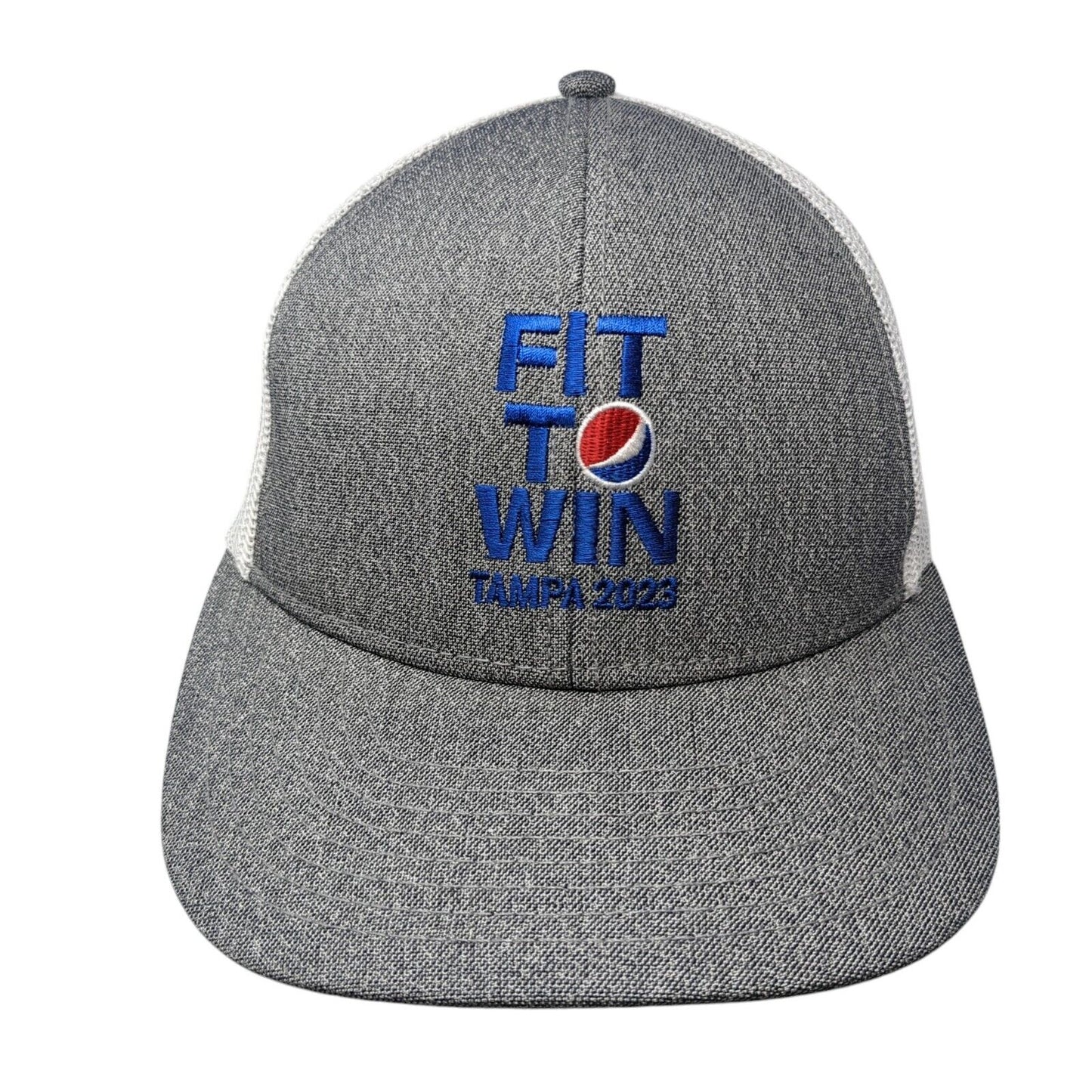 Fit To Win Tampa 2023 Snapback Trucker Hat Gray OS Adjustable Mesh Cap America