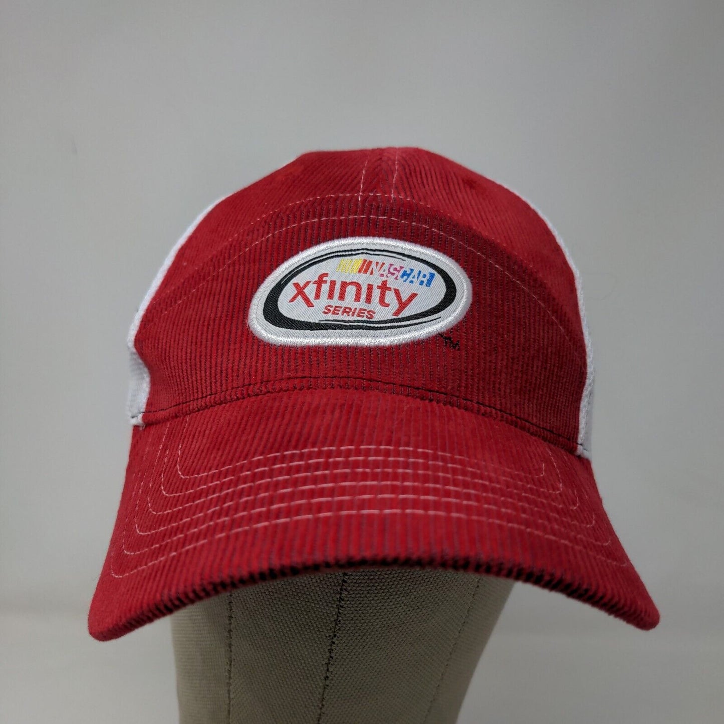 NASCAR Xfinity Comcast Series Men's Strapback Hat Red White NBC Logo