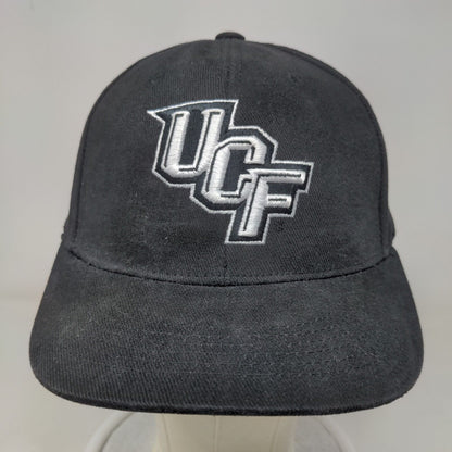 NCAA Men's Snapback Hat Black OSFA Embroidered UCF Knights Logo 100% Cotton