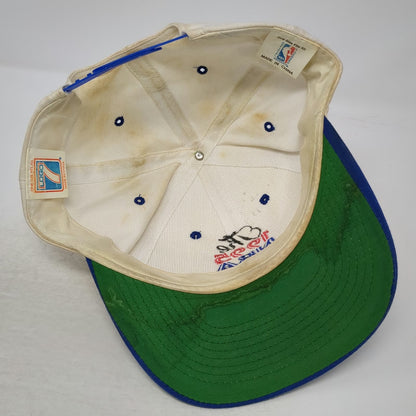 Logo 7 Snapback White Blue One Size 1995 NBA Finals Rockets Champions NBA Hat
