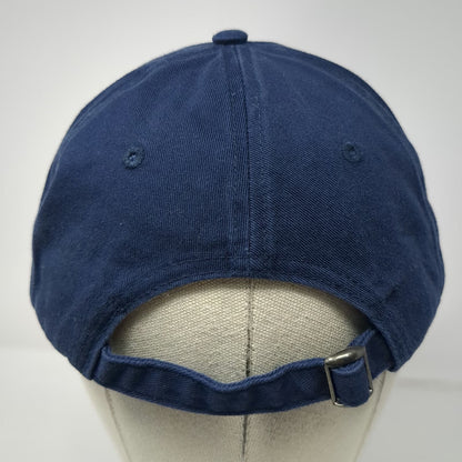 Boeing Baseball Cap Blue White One Size Slideback Embroidered Logo Strap Hat