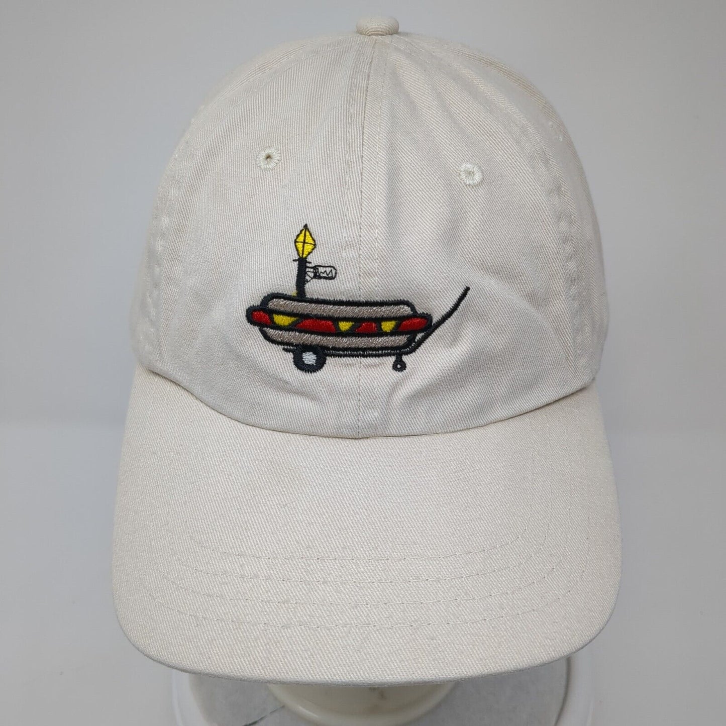 Lucky Dogs Slideback Hat Tan One Size Adjustable Embroidered Paramount