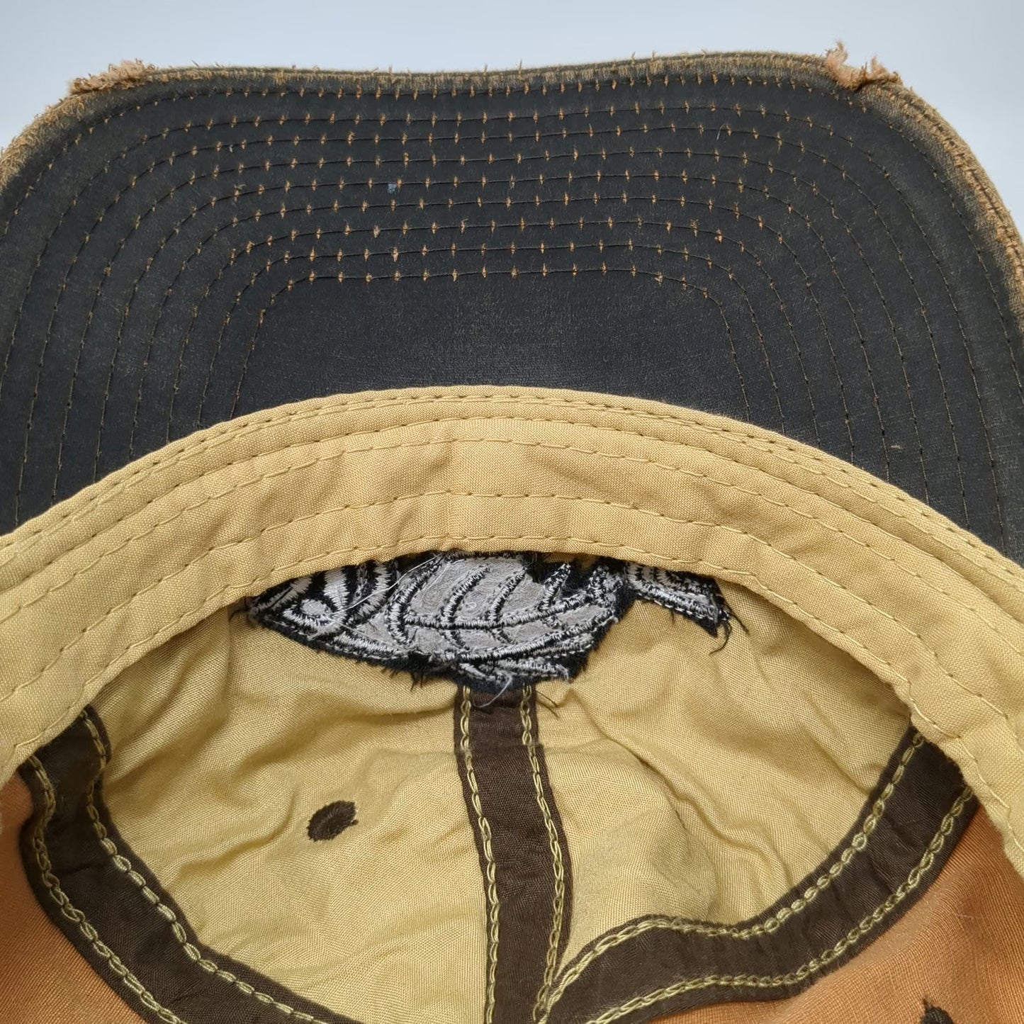 Outdoor Cap Baseball Cap Brown One Size Fish Skeleton Fishing Strapback Hat