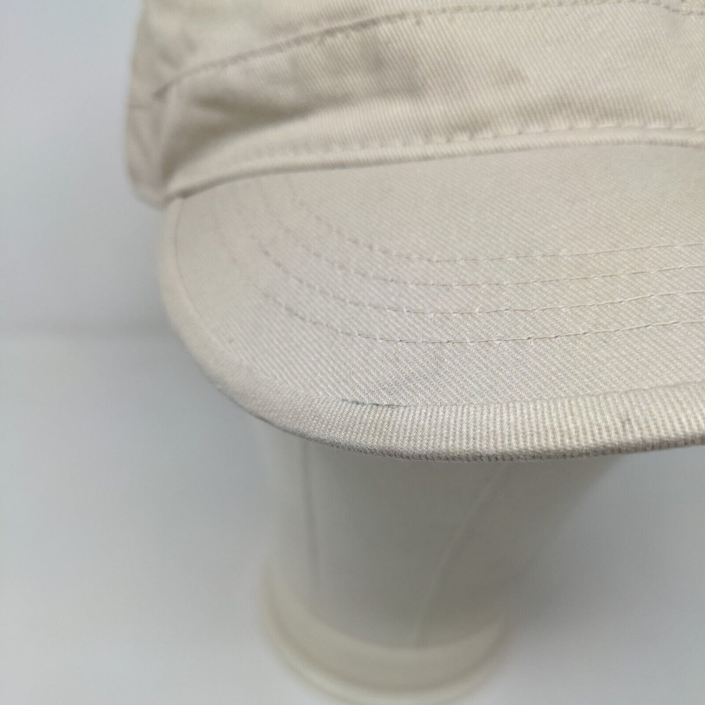 Newhattan Women's Cadet Cap Hat Tan Size XL Blank 100% Cotton