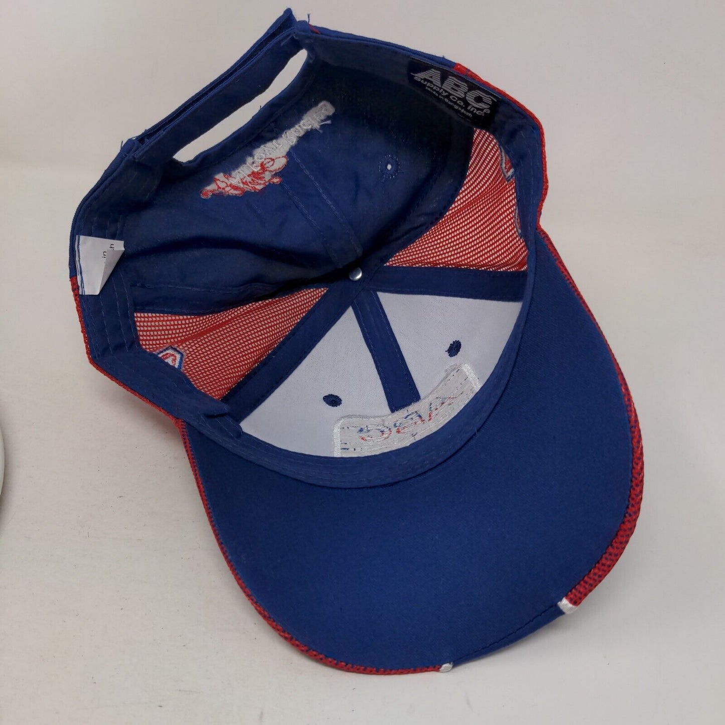 ABC Supply Co AJ Foyt Racing Strapback Hat Blue Red Embroidered Logo Indycar