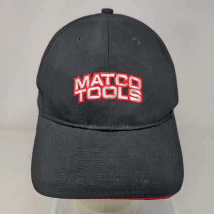 Matco Tools Strapback Hat Black One Size Adjustable Embroidered 6 Panel