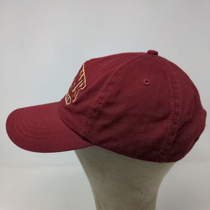 American Dry Goods Men's Slideback Hat Red OSFA Embroidered Tomahawk Hills Golf