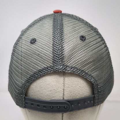 Prairie Mountain Trucker Hat Red One Size Glacier National Park Bear Mesh Back
