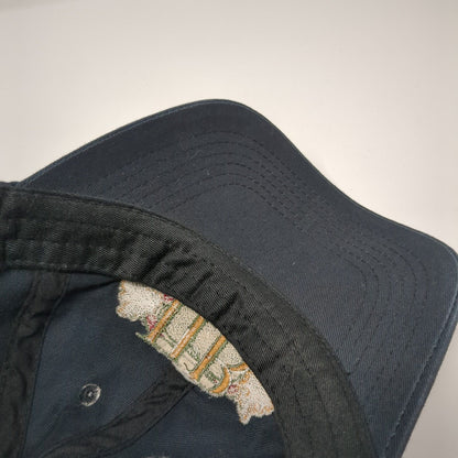 IIB Idaho Independent Bank Strapback Hat Black OS Adjustable Embroidered Cotton
