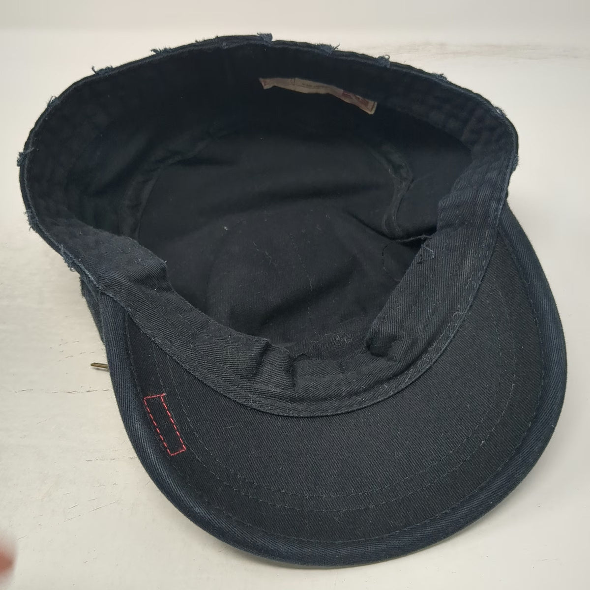 Rapid Dominance Army Cap Black M Side Zipper Pocket Distressed Tactical Hat