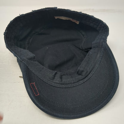 Rapid Dominance Army Cap Black M Side Zipper Pocket Distressed Tactical Hat