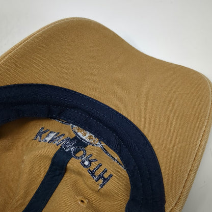Kenworth Baseball Cap Beige Blue One Size The Worlds Best Logo Strapback Hat
