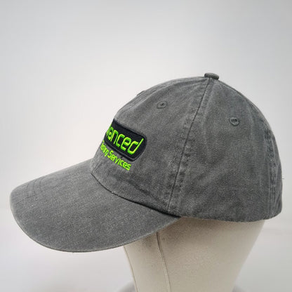 Adams Baseball Cap Gray One Size Advanced Tank Testing Services Slideback Hat