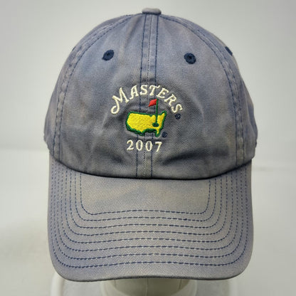 American Needle Masters 2007 Tournament Blue Baseball Cap Hat One Size Slideback