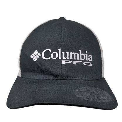 Columbia PFG Men's Fitted Hat Black Mississippi State Embroidered Logo